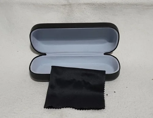 Moko Black Glass Case with Cloth - Used Condition